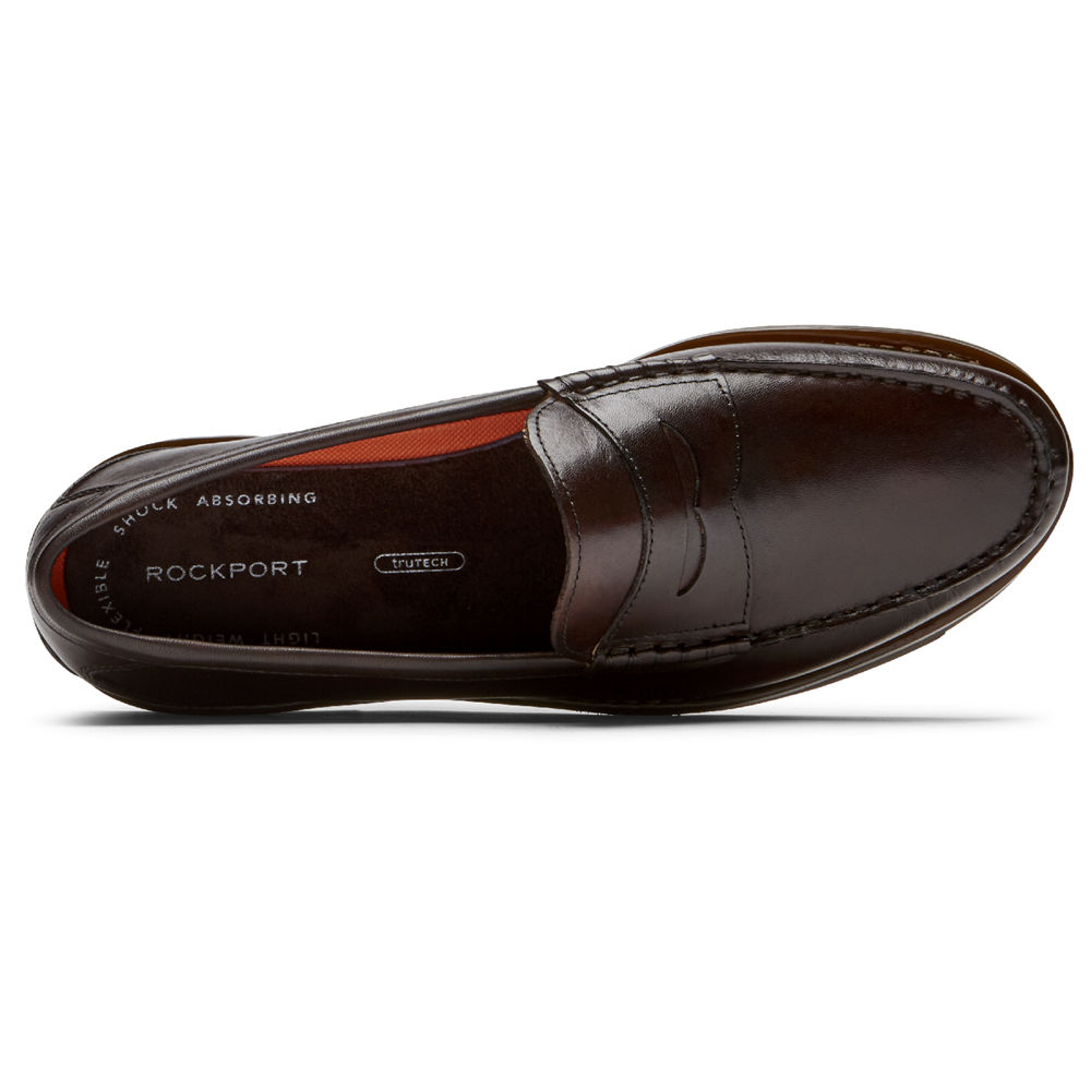 Mocassins Rockport Homem Marrom Escuro - Modern Prep Penny - 37291NXYQ